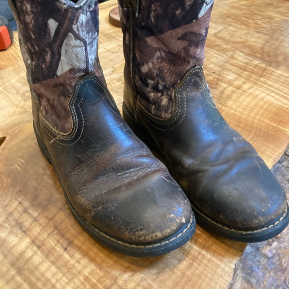 Ariat real tree camo boys boots, 5 - Picture 4 of 5